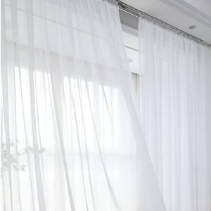 Clear Curtain sheer 96" long 4 pieces